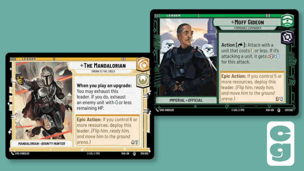 Star Wars Shadows of the Galaxy Leader Cards