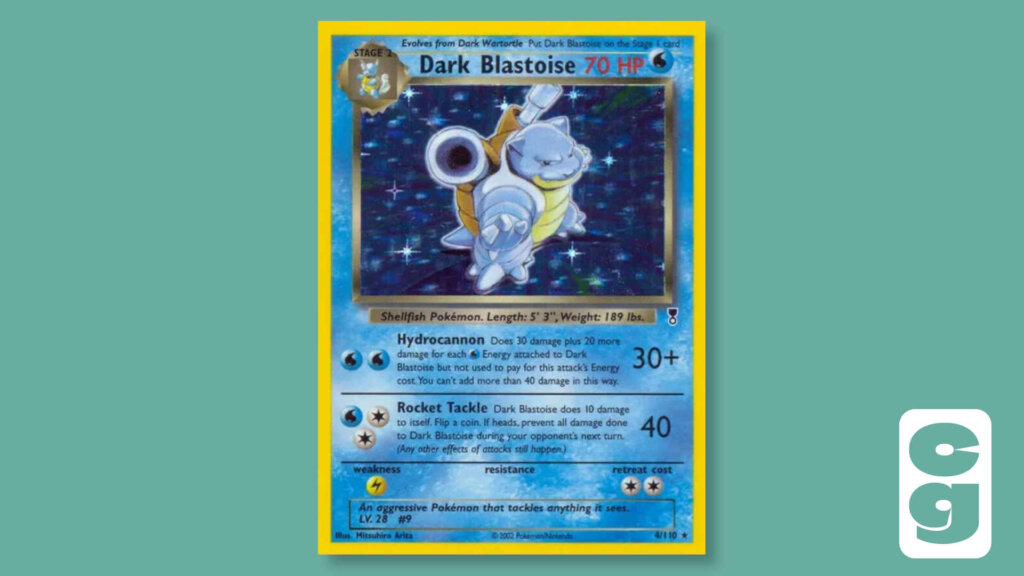 Dark Blastoise Legendary Collection 4/110