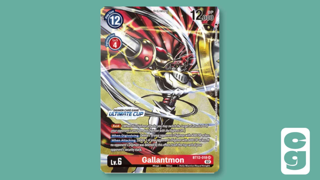 Gallantmon Ultimate Cup BT12-018