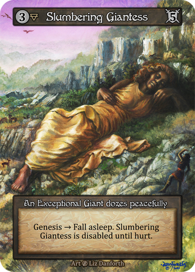 Slumbering Giantess - Sorcery Contested Realm