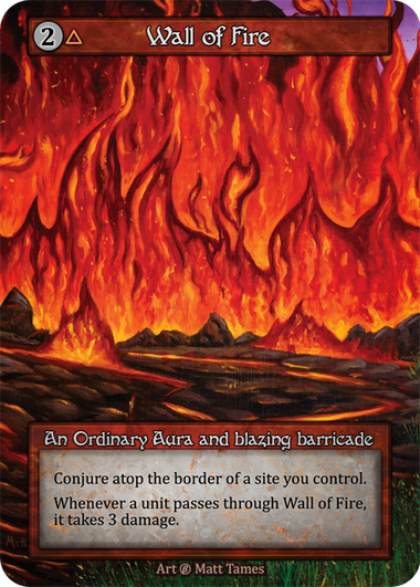 Wall of Fire - Sorcery Contested Realm