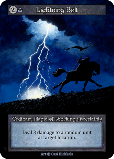 Lightning Bolt - Sorcery Contested Realm