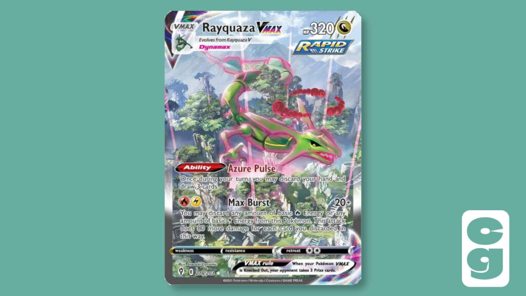 Evolving Skies Rayquaza VMAX 218/203