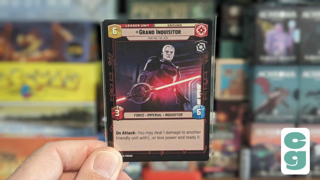 Star Wars Unlimited Grand Inquisitor Leader Card Back