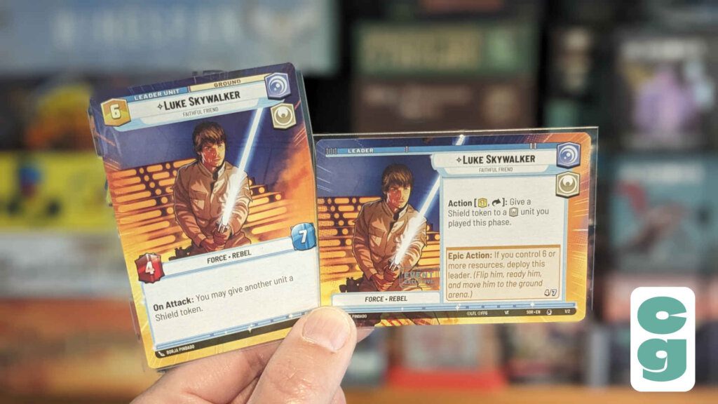 Star Wars Unlimited Luke Skywalker Leader Card