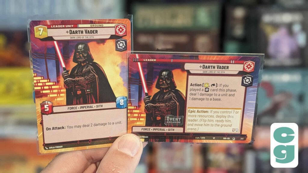 Star Wars Unlimited Darth Vader Leader Card