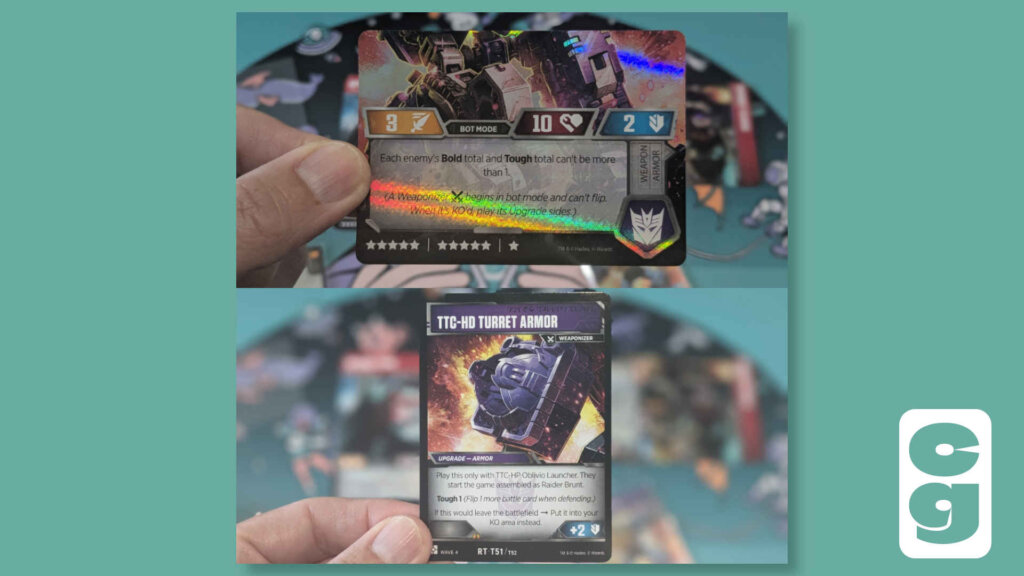 Transformers Incomplete Combiner Card