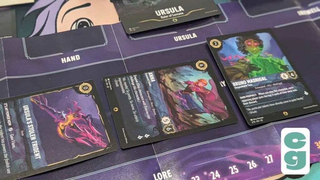 Disney Lorcana Ursula's Card Row