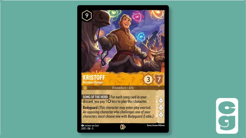 Kristoff Promo Card Lorcana