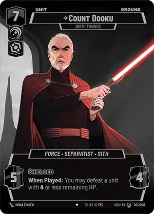 Star Wars Unlimited Con Exclusive 2024 Card 1/6