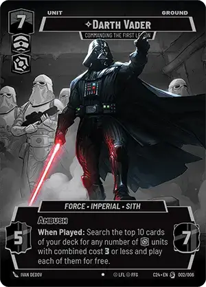 Star Wars Unlimited Con Exclusive 2024 Card 2/6