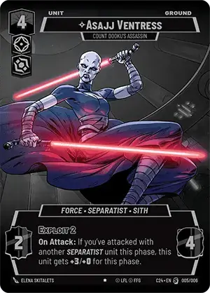 Star Wars Unlimited Con Exclusive 2024 Card 5/6
