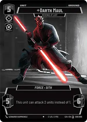 Star Wars Unlimited Con Exclusive 2024 Card 6/6