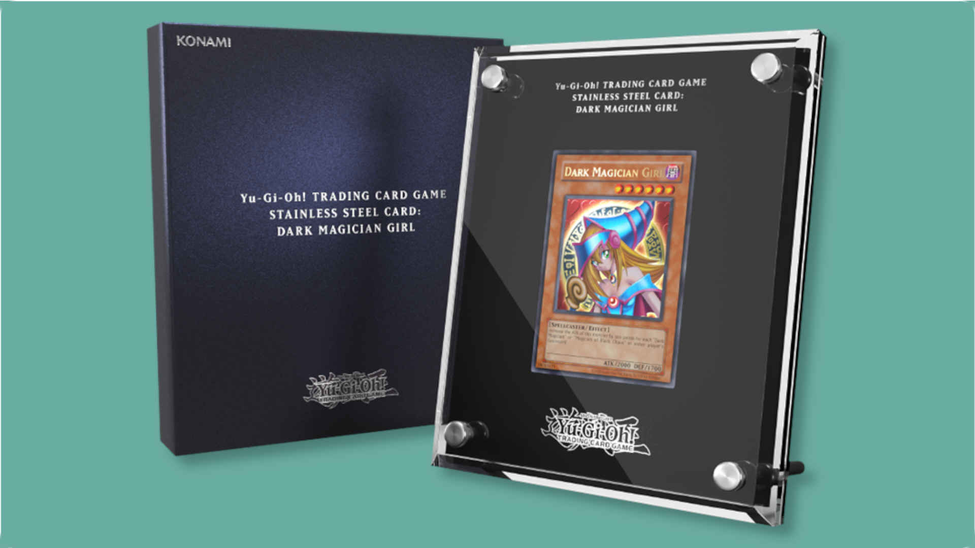 Yu-Gi-Oh Stainless Steel Dark Magician Girl and Frame