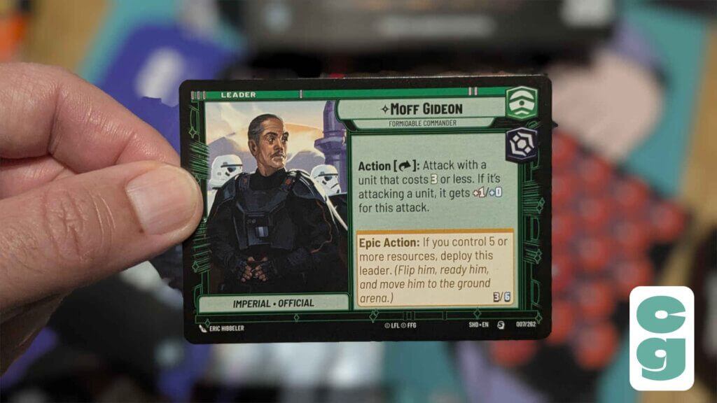 Moff Gideon Leader Card