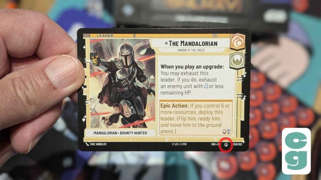 SWU SOTG Mandalorian Leader Card