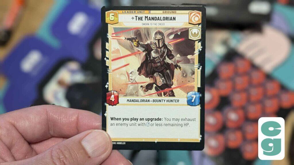 The Mandalorian Card Unit Side