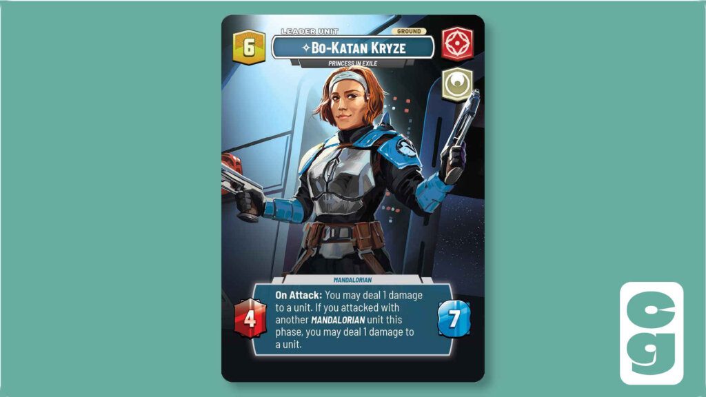 SWU Shadows of the Galaxy Showcase Bo-Katan - Unit Side