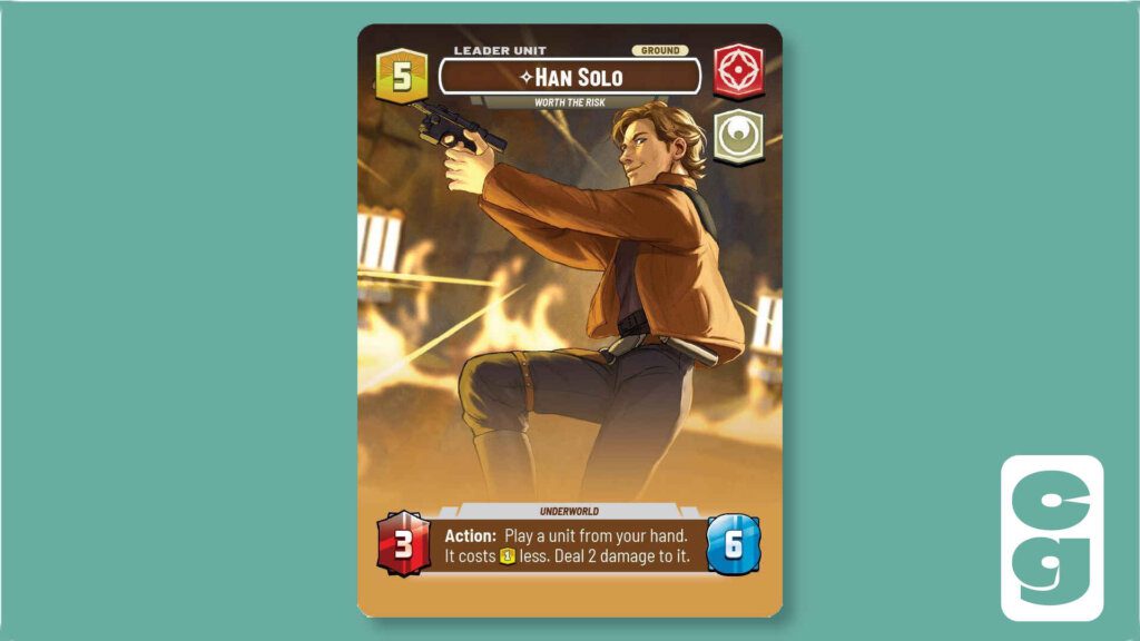 SWU Shadows of the Galaxy Showcase Han Solo - Unit Side