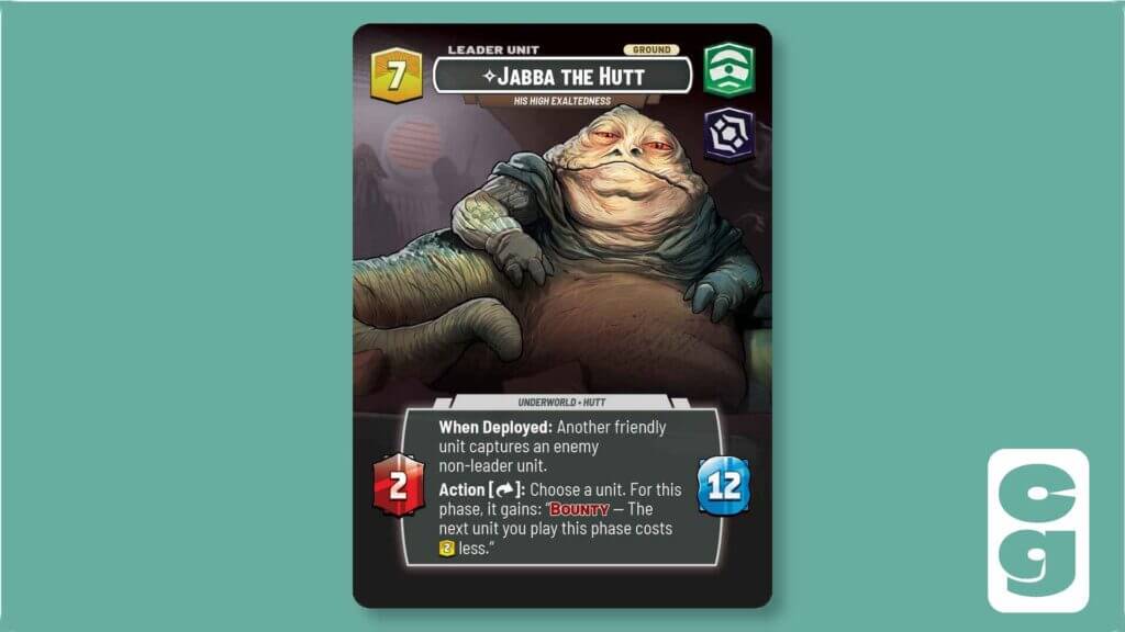 SWU Shadows of the Galaxy Showcase Jabba - Unit Side