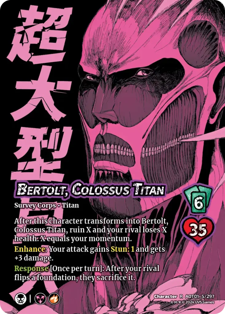 UniVersus Attack on Titan 5a/297