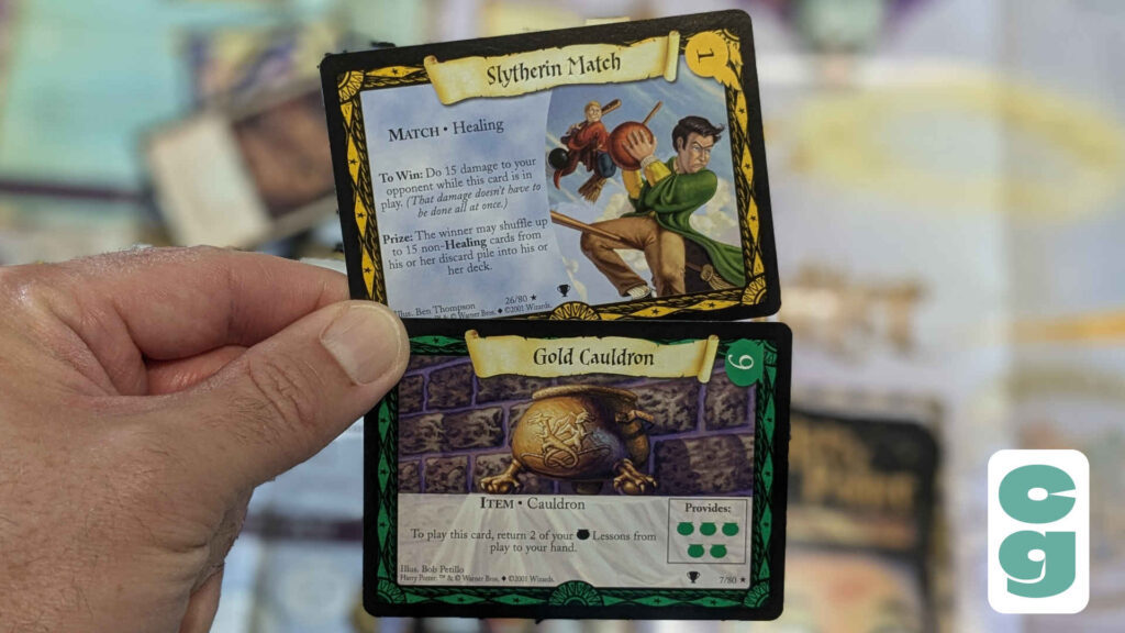 Harry Potter TCG Match and Item Cards