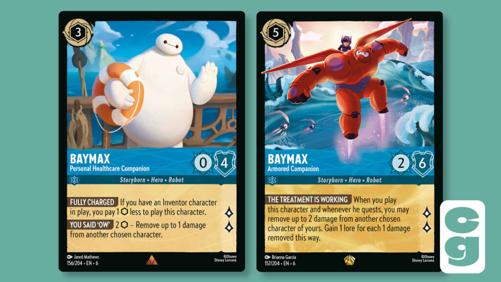 Lorcana Baymax Cards