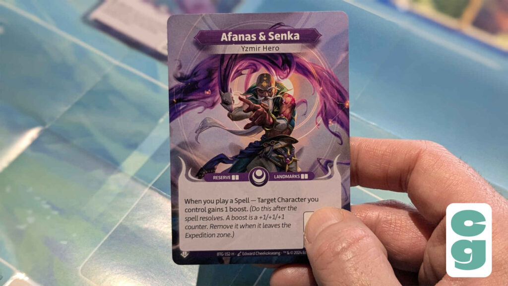 The Altered Hero card named Afanas & Senka