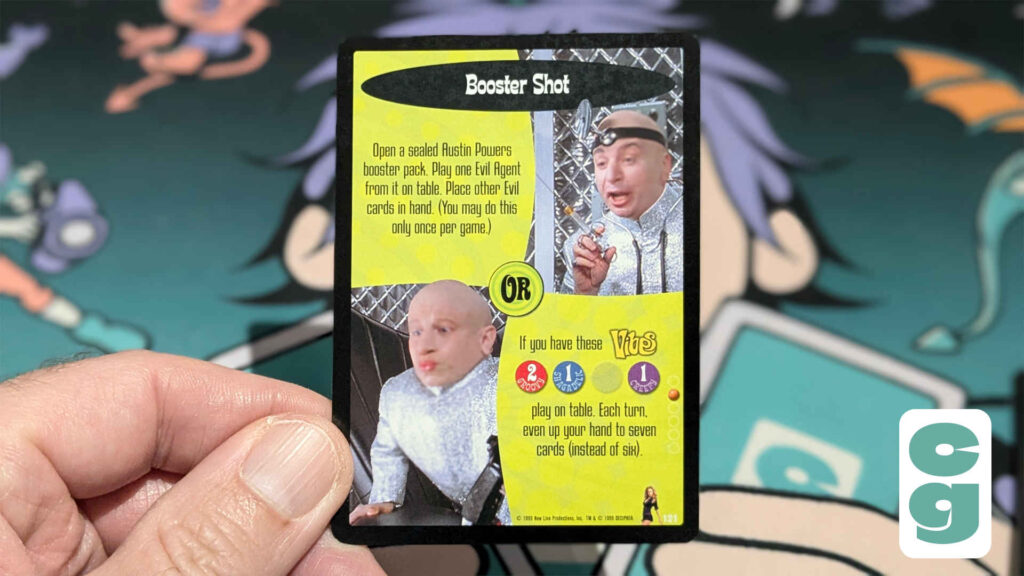 An Austin Powers CCG Swinger Card