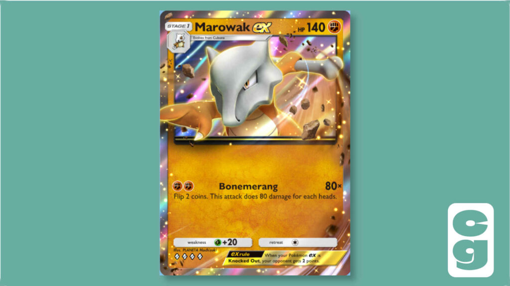 The Marowak card from Pokemon TCG Pocket