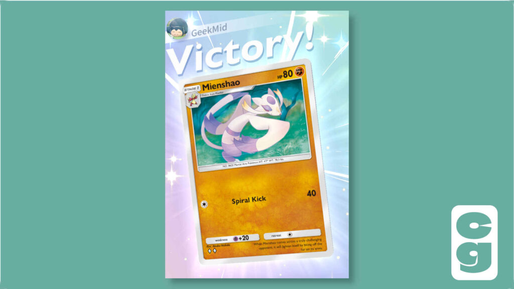 Pokemon TCG Pocket Victory Screen