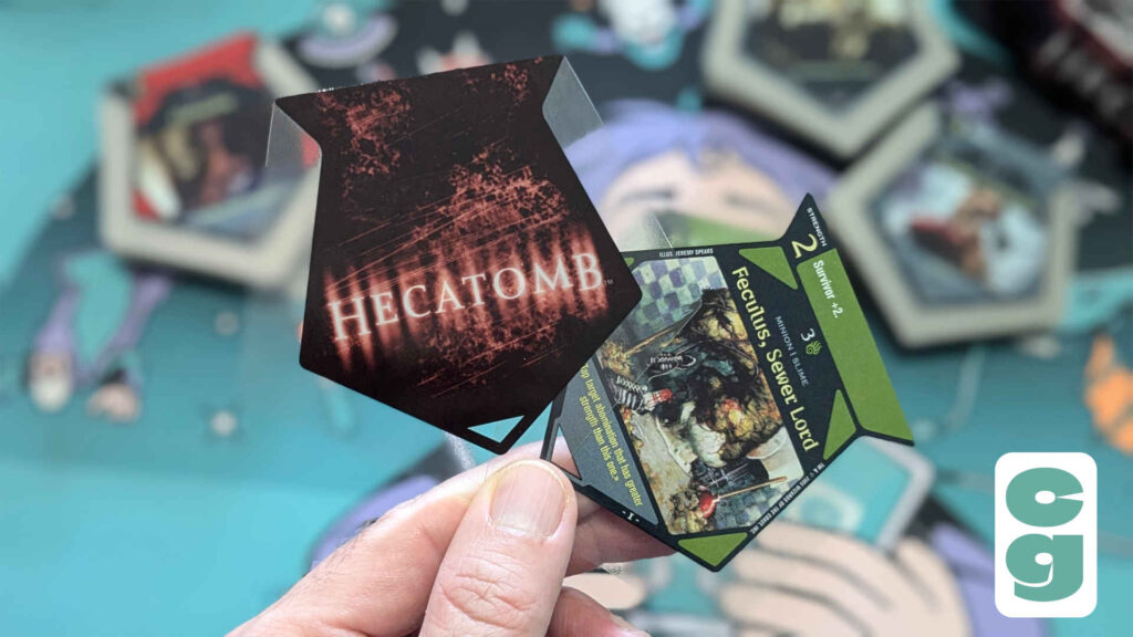 Hecatomb Green card and card back