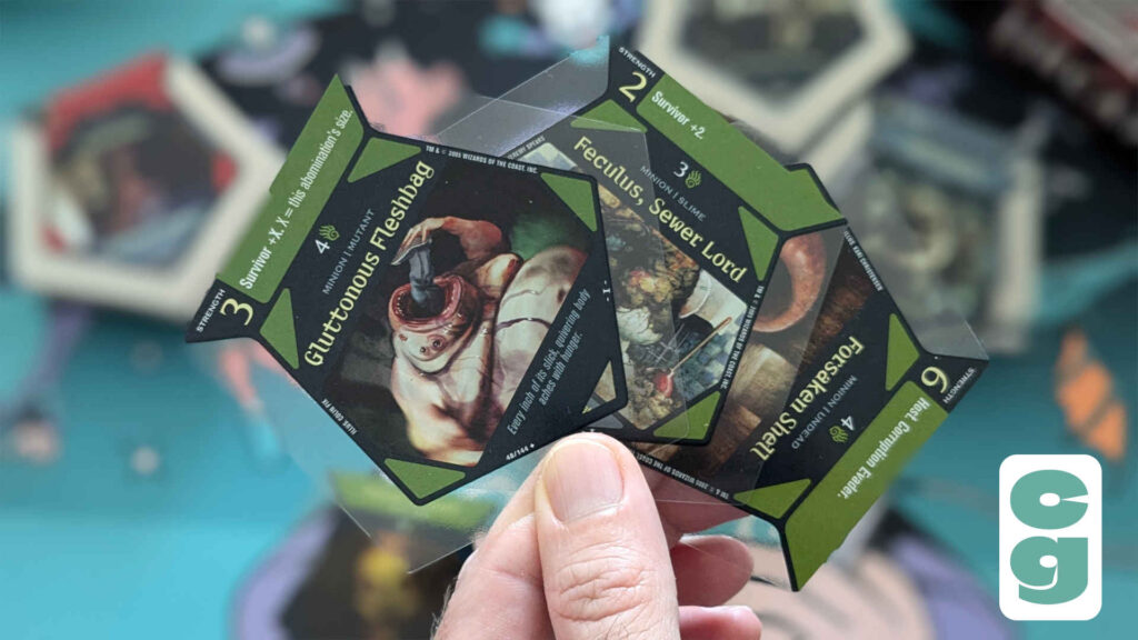 Three Green Hecatomb Minion cards