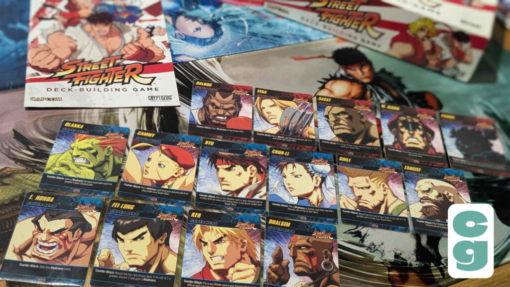 Street Fighter The Deck Building Game's Character Cards