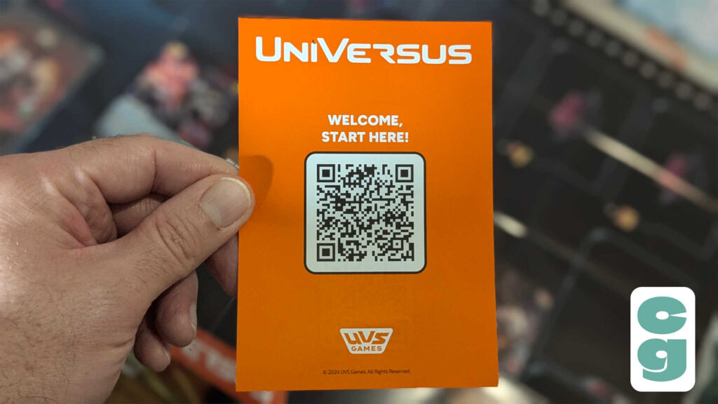 UniVersus QR Code to learn the rules