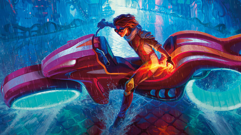 Magic: The Gathering set Aetherdrift, releasing February 2025