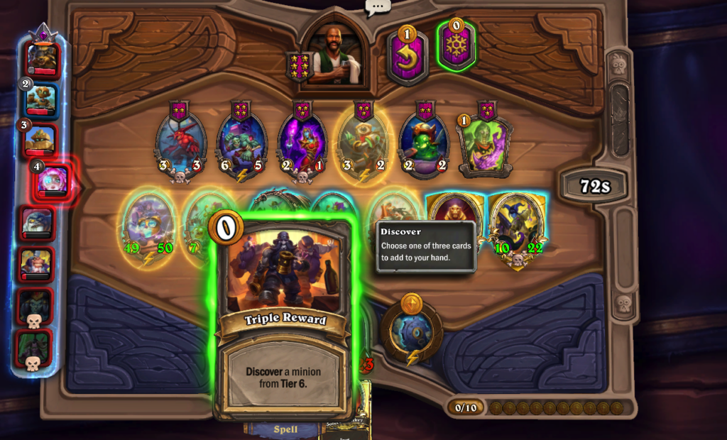 Hearthstone Battlegrounds Golden Minion Reward