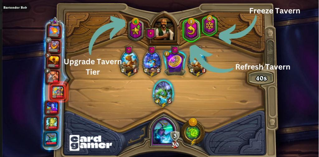 Hearthstone Recruiting Phase Board Explained