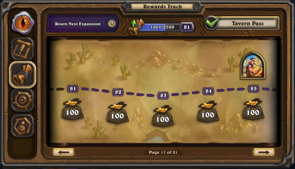 Hearthstone Tavern Pass Premium Look