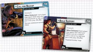 Player Side Schemes, Call for Back Up and Build Support.