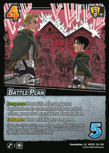 Foundation Card with Outwit Ability, Battle Plan
