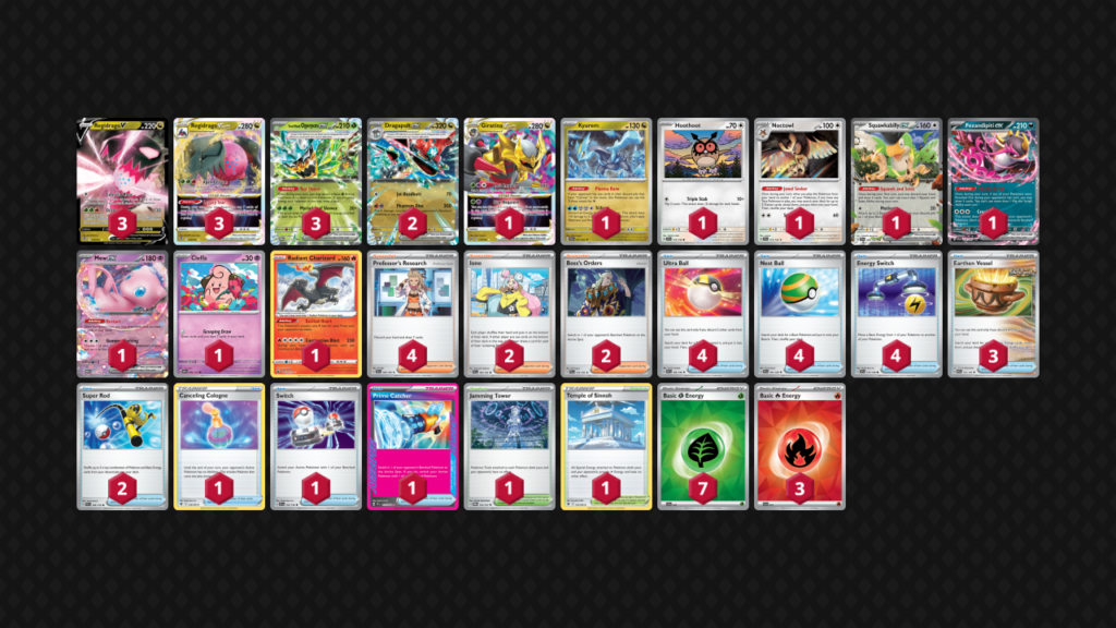 Regidrago VSTAR decklist, from the Surging Sparks meta