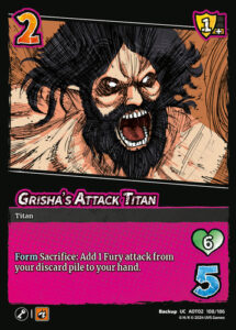 Backup Card Grisha's Attack Titan