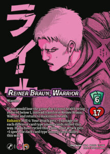 Character Card Reiner Braun Warrior