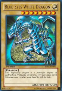 Blue Eyes White Dragon Monster Card