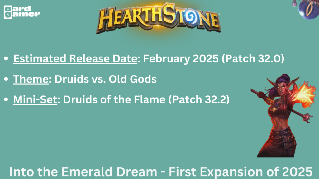 Hearthstone Into the Emerald Dream Expansion Details
