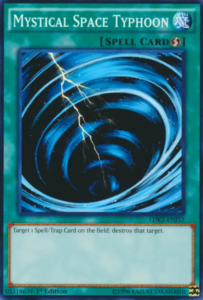Mystical Space Typhoon Spell Card