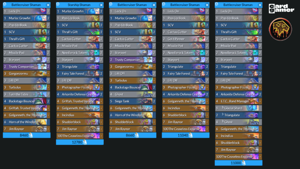 Terran Shaman Decks Heroes of Starcraft Week 1