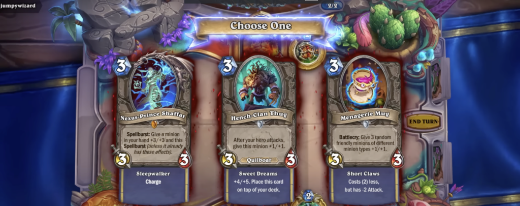 Dark Gift Hearthstone Keyword Discover Options