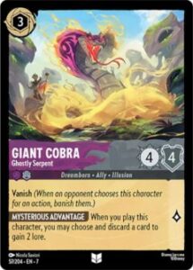 Giant Cobra - Ghostly Serpent